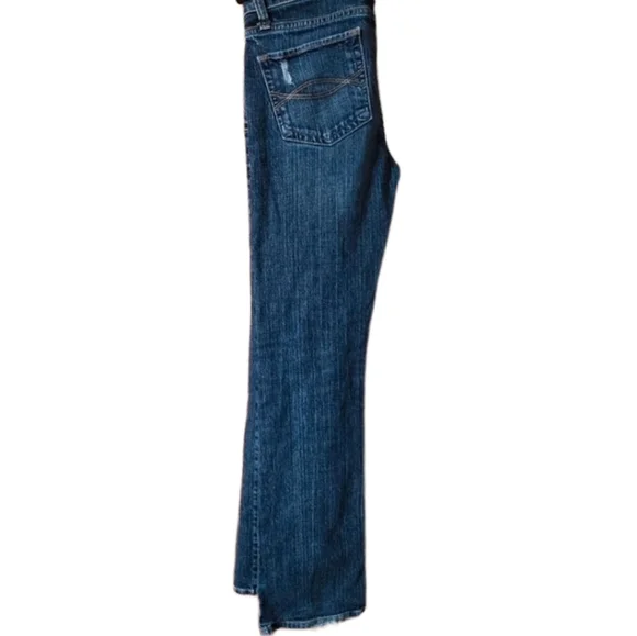 Abercrombie & Fitch Y2K Distressed Bootcut Jeans Sz 2 - Picture 5 of 6